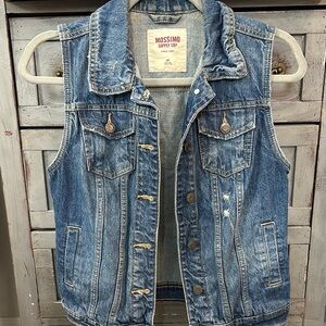 Mossimo Blue Denim Vest